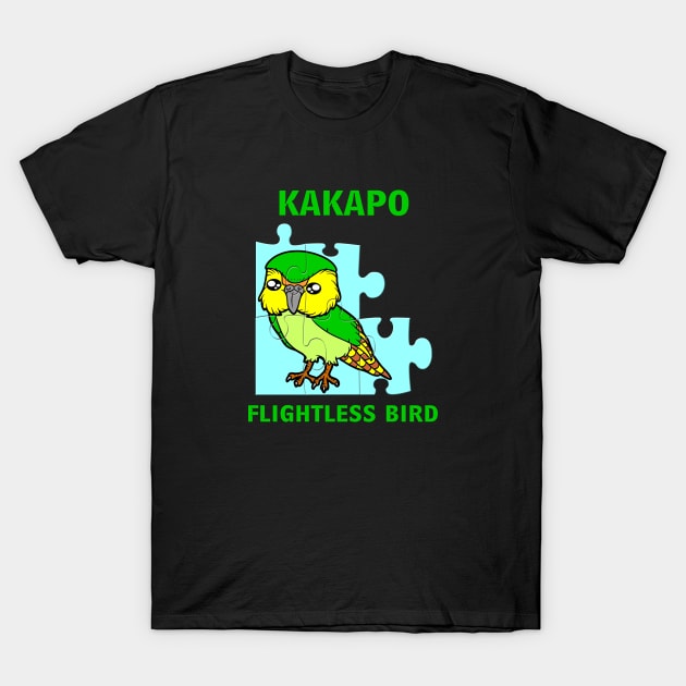 Kakapo parrot bird T-Shirt by Aish shop